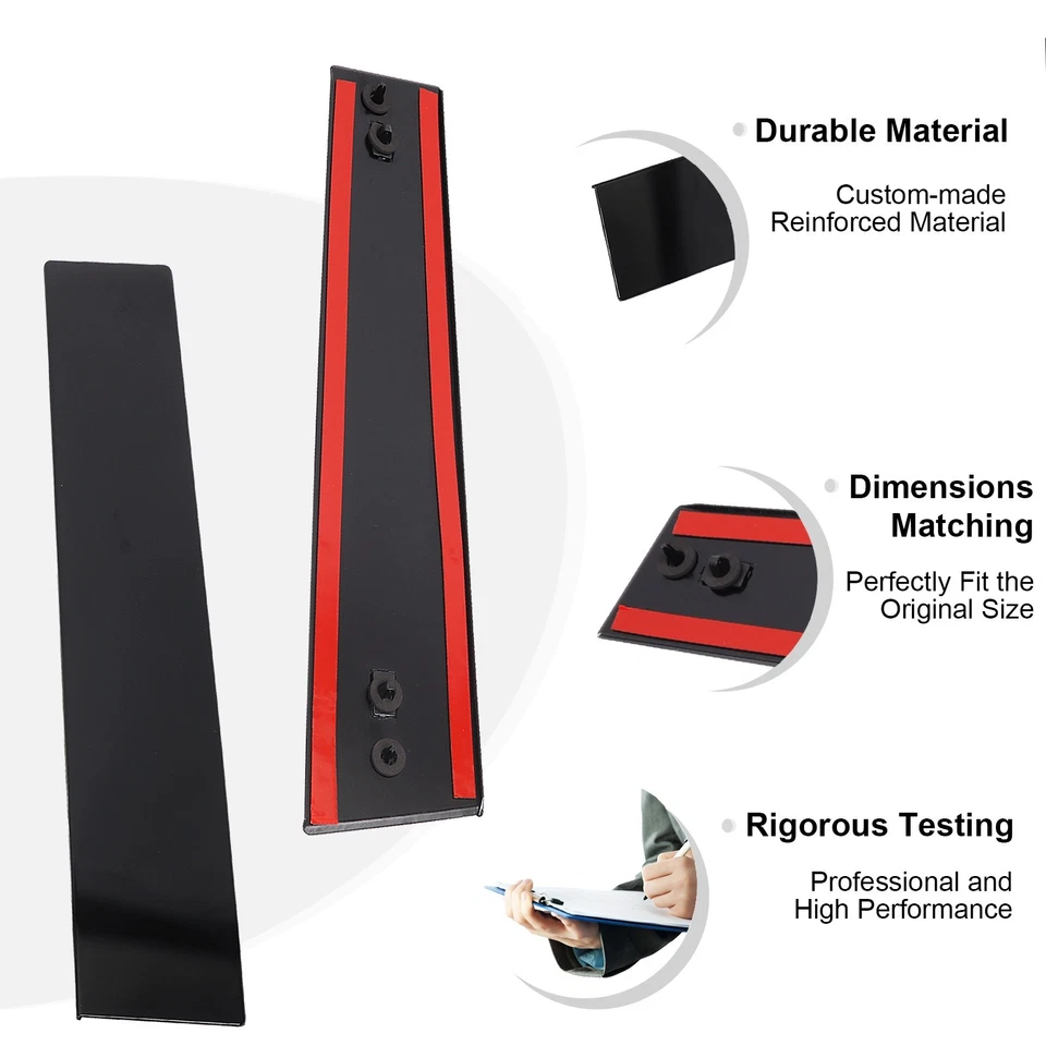 Par de molduras de puerta pilar B conductor y pasajero para Ford Explorer 926-449 2011-2016 Foto 4 de 4