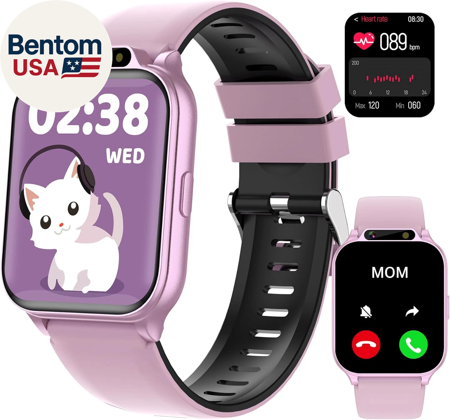 Kids Waterproof Smart Watch Girls with Fitness Tracker Sports Activity Pedometer