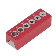 Round Dowel Drill Block Drilling Self Centering Doweling Jig Kit Drill Jig fo...