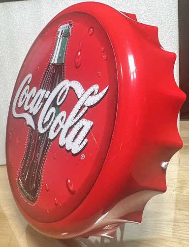 2004 Coca-Cola Fiber-Optics Light up Bottle Cap Sign - Rabbit Tanaka - 33120 - Afbeelding 2 van 8