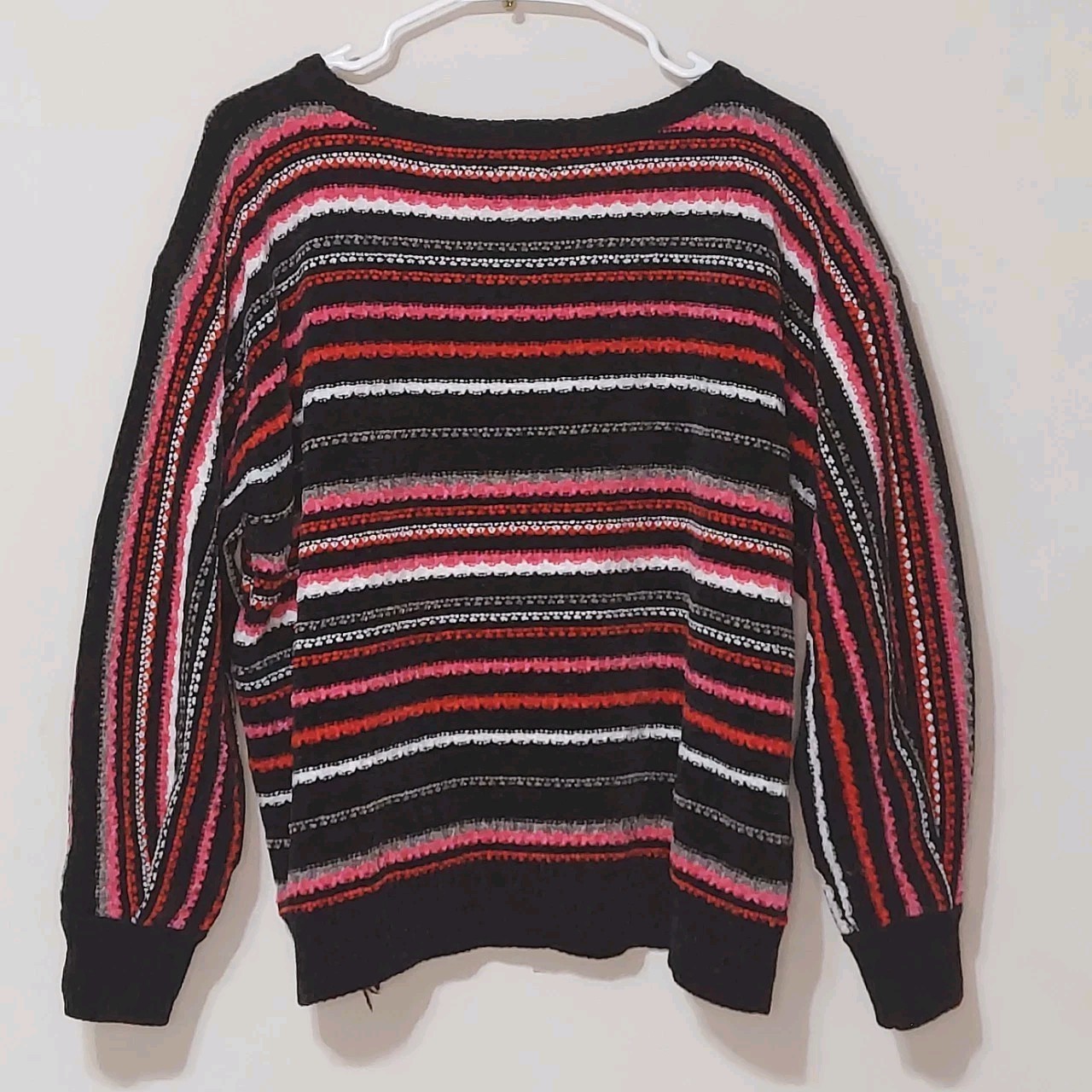 Ruby Rd Women's Striped Multi-Colored Long Sleeve… - image 2