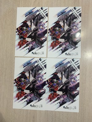 ADO SPECIAL LIVE SHINZOU IN CINEMA (4) CARDS POSTER 8x5 AMC 2025 MINT BRAND NEW