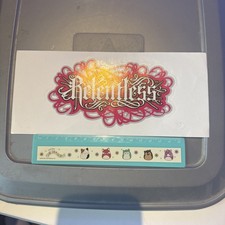 Relentless Skateboarding STICKER OG GENUINE skateboard sticker vintage 