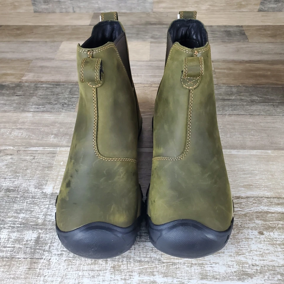 Botas KEEN Greta Chelsea WP para mujer talla 7 verde oliva altura media impermeables Foto 2 de 4
