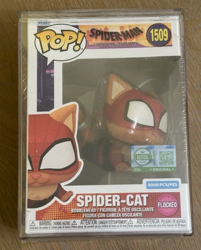 Funko Pop! Spider-Man / Spider-Cat / Flocked / Bobblehead / LE 5000