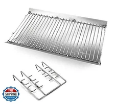 Votenli P0350H (1-Pack) 27 inches Steel Ash Pan with Wire Grate for Chargrill
