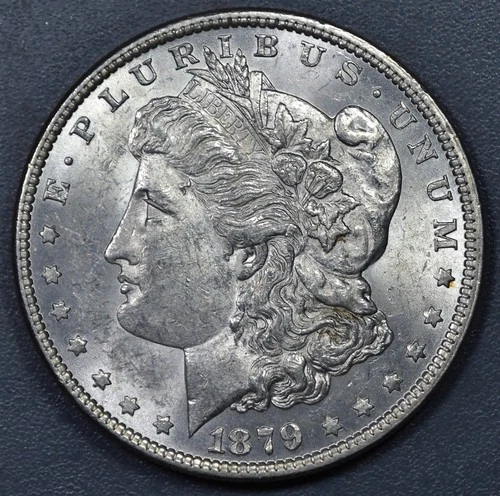 1879 $1 MORGAN SILVER DOLLAR KM# 110 Grade: AU++ A6100