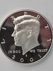 2001-S United States, Proof Silver, Kennedy Half Dollar