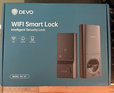 WiFi Smart Door Lock DEVO G5 Keyless Entry App Control Deadbolt New