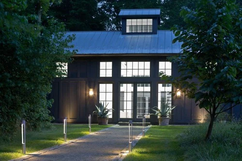 Hinkley Sutcliffe 22" High Aged Zinc Outdoor Wall Light - Picture 5 of 5