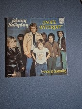johnny hallyday-"noel interdit"-SP 45 tours