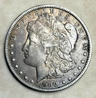 1900 New Orleans Mint Morgan Silver Dollar - 90% Silver - AU 50