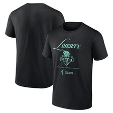 Unisex Black New York Liberty In Motion T-Shirt