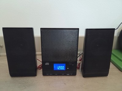 ONN CD Mini Stereo System Bluetooth AM/FM Model ONA17AA015 Remote