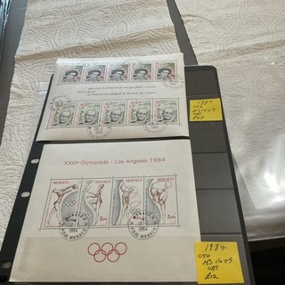 Monaco X 2 CTO Stamp Mini Sheets Circ 1980/84