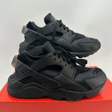 Nike Air Huarache Sneaker Athletic Black Anthracite Men's Size 9 Lace-Up