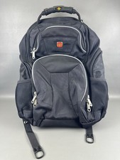 SwissGear Black Airflow Backpack For Sports, Multiple Compartments Padded Straps