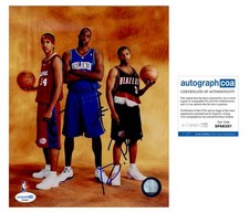 Dwight Howard & Sebastian Telfair AUTOGRAPHS Signed NBA Rookie 8x10 Photo ACOA