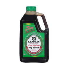 Kikkoman Less Sodium Soy Sauce, 40 oz