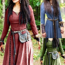 Karneval Damen Mittelalterliche Kleid Lange R...