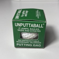 Unputtaball Golf Ball Putting Gag White Prank Novelty Gift Vintage J J Boundy