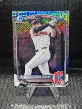 2025 1st Bowman Chrome #BDC-129 Dean Curley Mojo Refractor Cleveland Guardians
