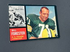 1962 Topps Football #73 Bill Forester EX+ Green Bay Packers SMU