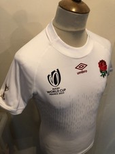 ENGLAND UMBRO RUGBY UNION SHIRT SIZE SMALL