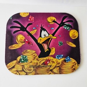 Vtg Looney Tunes Daffy Duck Mousepad 1995 Warner Brothers
