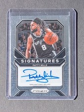 2020-21 Panini Prizm Patty Mills #SI-PMT Signatures