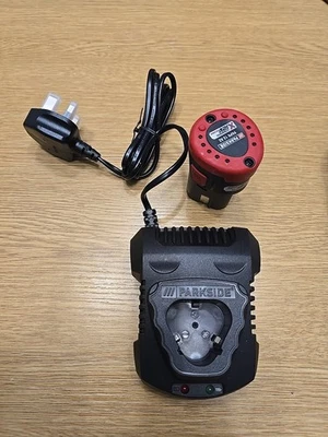 Parkside 12V 2Ah Battery and Charger for Cordless Tools Lithium Ion