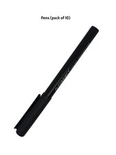 Black Marker Pens - Fineline - 0.5mm - Work Well With Car Key Tags
