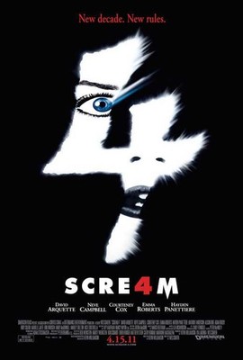Scream 4 Movie Poster G 27 x 40 Inches- David Arquette Neve Campbell Courteney C