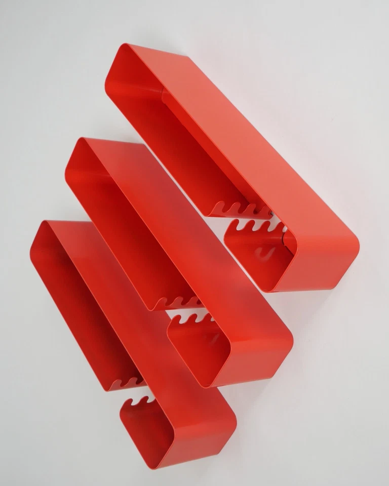 Estantería Habitat 'Pop' con perchas para perchas, años 70/80, interiores Colombo Panton Foto 4 de 4