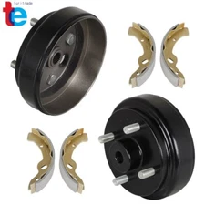 FOR EZ-GO Rear Brake hub Drums Brake Shoe Kit Electric 1996+ TXT Golf Carts