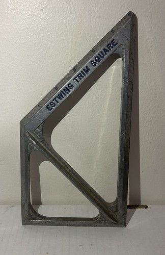 Estwing Aluminum Trim Square No. ETS Rockford, Il. Vintage