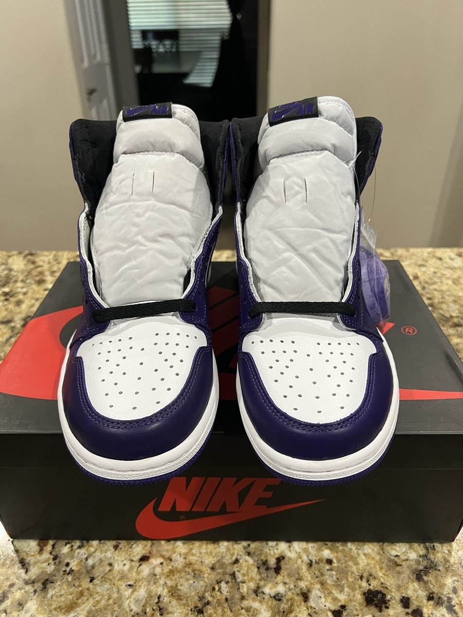 Nike Air Jordan 1 Retro High OG 'Court Purple 2.0', Sz 11
