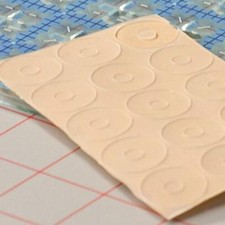  Quilt Ruler Non-slip Adhesive Grip Rings For Patchwork Rulers | 15 grips/pack