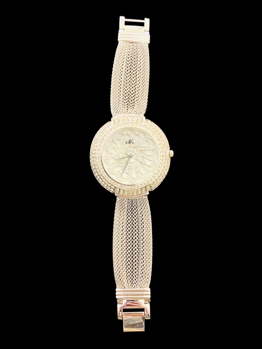 Adee Kaye Faceted Prism Crystal Watch ADEE KAYE CRYSTAL DIAL FACE WATCH. gold plated | eBay main image 2