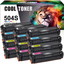 12 Pack CLT-K504S H.Y. Toner Set for Samsung C1860FW C1810W CLP-415NW CLX-4195FW