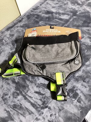 PACKABLE BACKPACK FOR XL DOG [ADJUSTABLE & REFLECTIVE]  NWT 32-38 In Girth