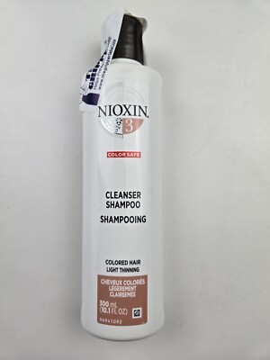 Nioxin System 3, Cleansing Shampoo With Peppermint Oil, Treats Sensitive Scalp &