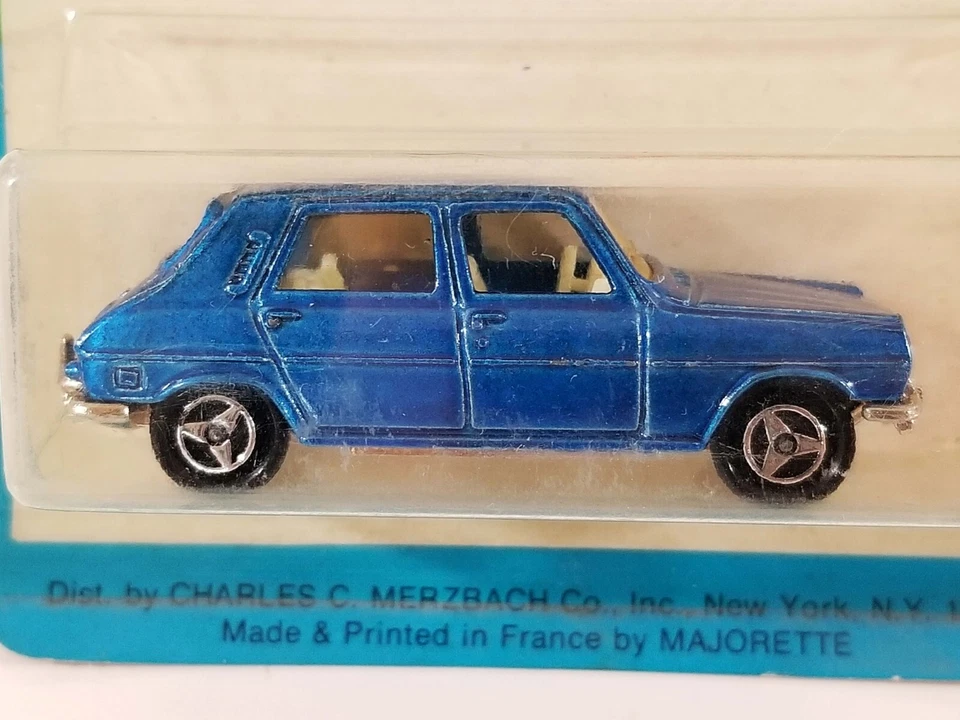 Majorette Super Singles Simca 1100 TI / #234 Blue Opening Hatch / Made in France - Image 2 of 4