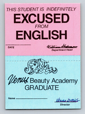 1990 Confex/Fun Stuff Nasty Tricks Excused From English/Venus Beauty Academy