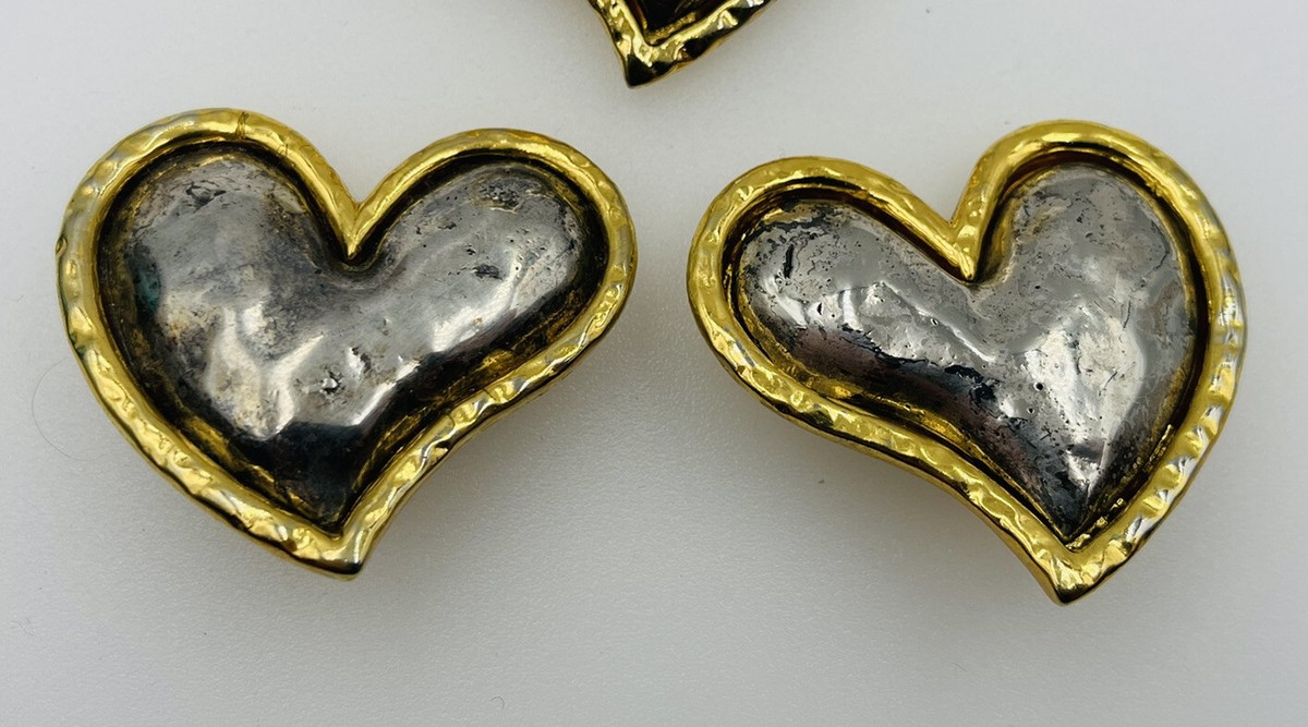 Edouard Rambaud Paris Vintage Gold & Silver Plated Heart