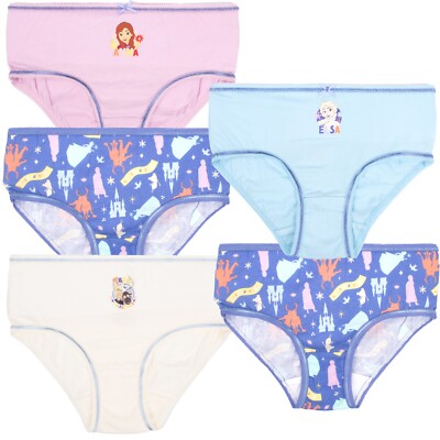 Disney Frozen Slips weich 100% Baumwolle Slip für Mädchen Hose Unterwäsche