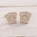 One Pair Of Freemason Masonic Cufflinks Royal Arch Commemorative Ornaments Cloth
