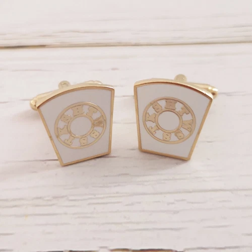 One Pair Of Freemason Masonic Cufflinks Royal Arch Commemorative Ornaments Cloth