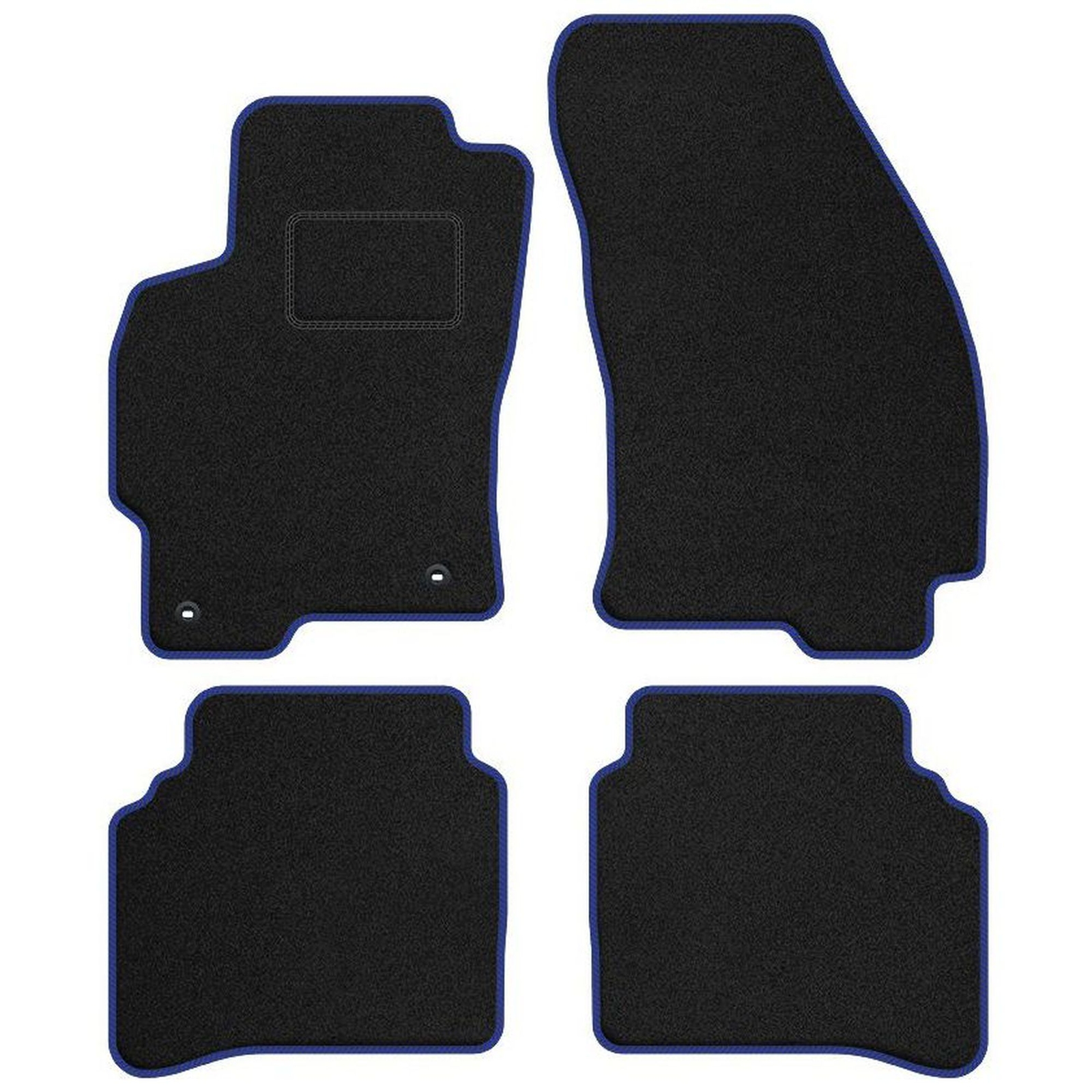 Tapis de sol Mondeo 2000-2007 velours bleu pour des trajets confortables