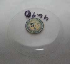 GLASS POCKET WATCH CRYSTAL WATCHMAKER SIZE 20 12/16 H 4 REPLACEMENT PART 527